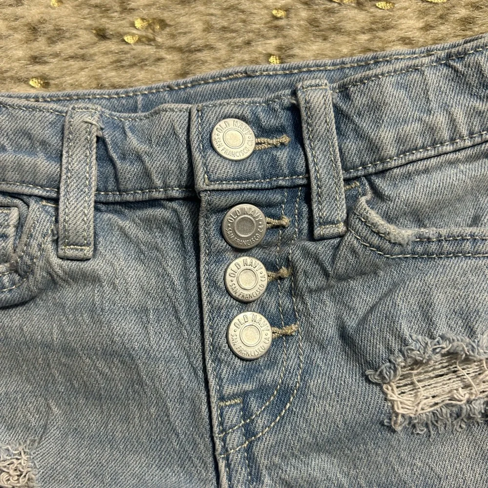 5 for‎ $25🔥Old Navy Cuffed Hem Button Fly High Rise Shorts Girls Size 6
